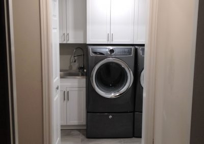 Basement Bathroom & Laundry Room